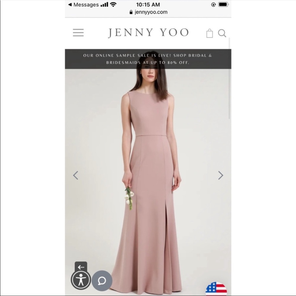 Jenny Yoo Bridesmaid Dress Gia - fits size 12